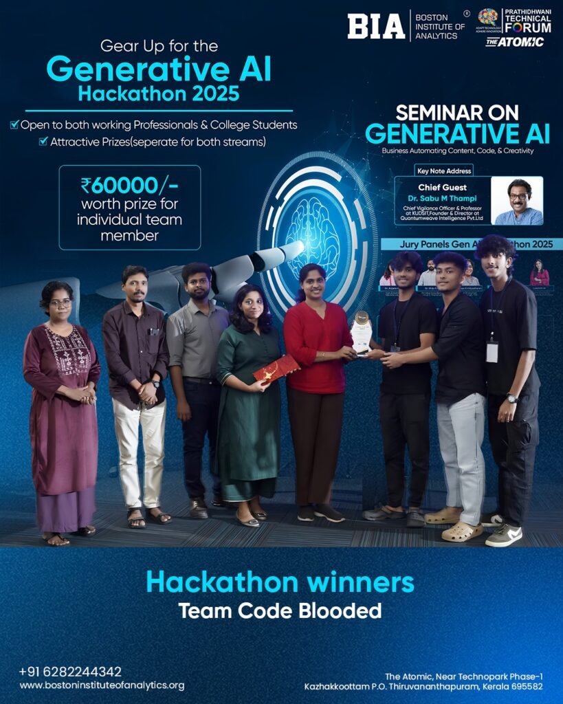 CHAMPION OF GEN AI HACKATHON 2025